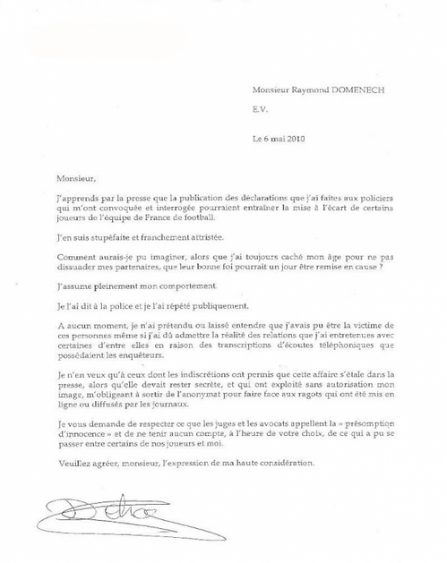 Zahia Dehar's letter to Domenech.jpg